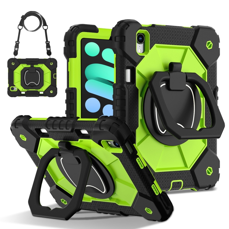 For iPad mini 2024 / mini 6 Contrast Color Robot Silicone Hybrid PC Tablet Case(Black Yellow Green)
For iPad mini 2024 / mini 6 Contrast Color Robot Silicone Hybrid PC Tablet Case(Black Yellow Green)