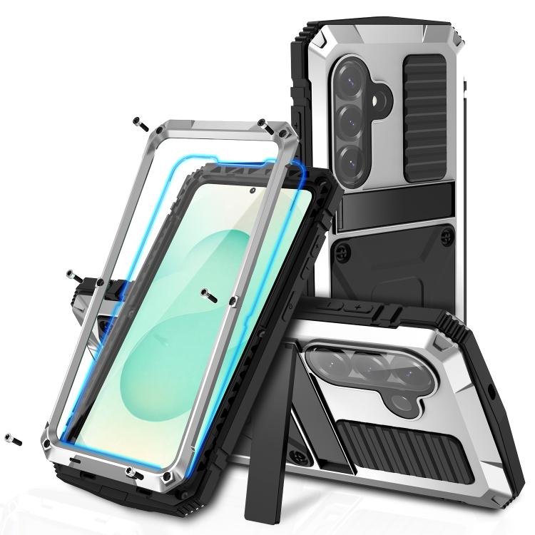 For Samsung Galaxy S26 5G R-JUST Life Waterproof Dustproof Shockproof Phone Case(Silver)
For Samsung Galaxy S26 5G R-JUST Life Waterproof Dustproof Shockproof Phone Case(Silver)