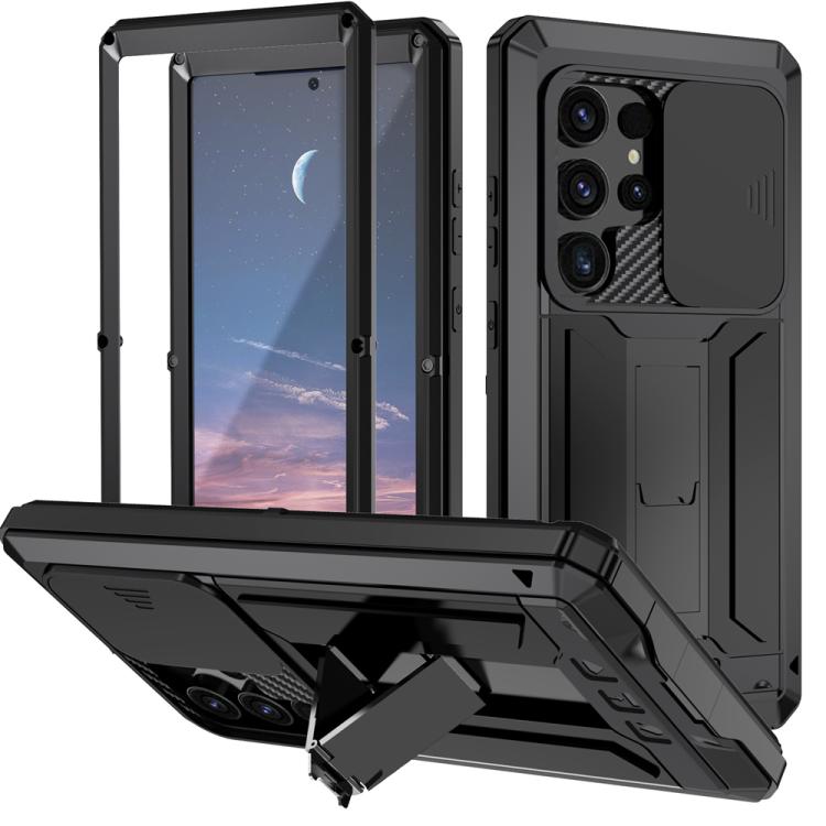 For Samsung Galaxy S25 Ultra 5G R-JUST Sliding Camera Life Waterproof Holder Phone Case(Black)
For Samsung Galaxy S25 Ultra 5G R-JUST Sliding Camera Life Waterproof Holder Phone Case(Black)