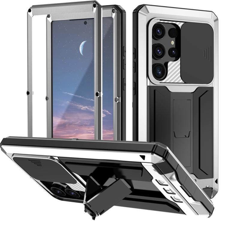 For Samsung Galaxy S25 Ultra 5G R-JUST Sliding Camera Life Waterproof Holder Phone Case(Silver)
For Samsung Galaxy S25 Ultra 5G R-JUST Sliding Camera Life Waterproof Holder Phone Case(Silver)