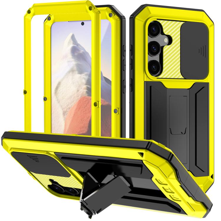 For Samsung Galaxy S25 5G R-JUST Sliding Camera Life Waterproof Holder Phone Case(Yellow)
For Samsung Galaxy S25 5G R-JUST Sliding Camera Life Waterproof Holder Phone Case(Yellow)