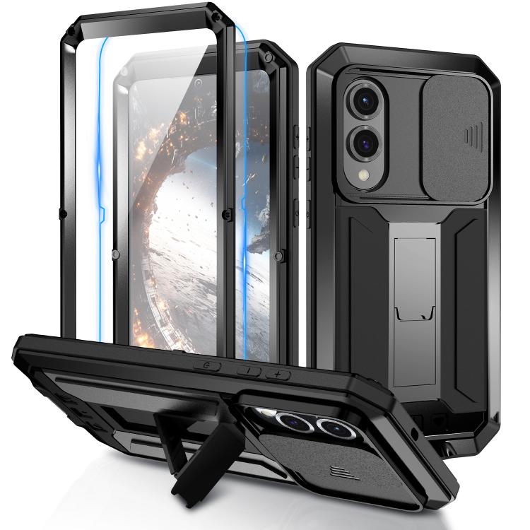 For Samsung Galaxy S25 Edge 5G R-JUST Sliding Camera Life Waterproof Holder Phone Case(Black)
For Samsung Galaxy S25 Edge 5G R-JUST Sliding Camera Life Waterproof Holder Phone Case(Black)