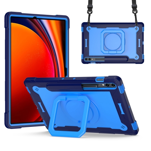 For Samsung Galaxy Tab S9 FE+ / S9+ Handle Robot Silicone Hybrid PC Tablet Case(Navy Blue Blue)
For Samsung Galaxy Tab S9 FE+ / S9+ Handle Robot Silicone Hybrid PC Tablet Case(Navy Blue Blue)