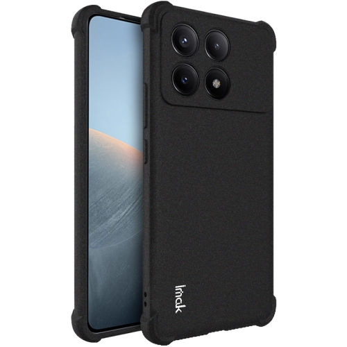 

For Xiaomi Poco X6 Pro 5G/Redmi K70E 5G imak Shockproof Airbag TPU Phone Case(Matte Black)