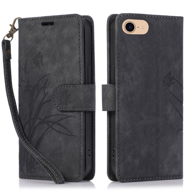 For iPhone 7 / 8 / SE 2022 Orchid Butterfly Embossed Leather Phone Case(Black)
For iPhone 7 / 8 / SE 2022 Orchid Butterfly Embossed Leather Phone Case(Black)