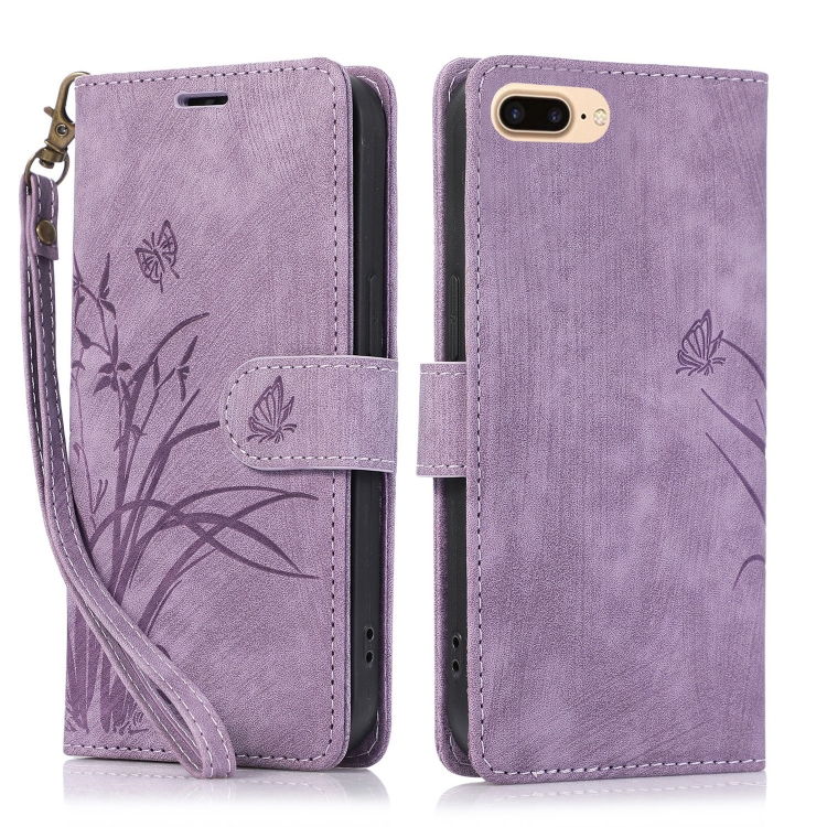 For iPhone 7 Plus / 8 Plus Orchid Butterfly Embossed Leather Phone Case(Purple)
For iPhone 7 Plus / 8 Plus Orchid Butterfly Embossed Leather Phone Case(Purple)