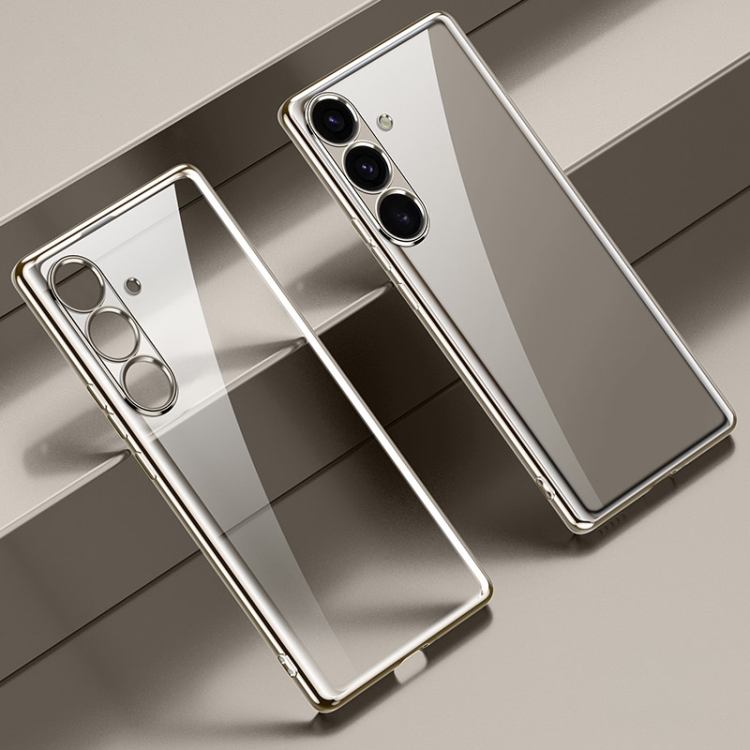 For Samsung Galaxy S24+ 5G SULADA Electroplating TPU Transparent Phone Case(Grey)
For Samsung Galaxy S24+ 5G SULADA Electroplating TPU Transparent Phone Case(Grey)