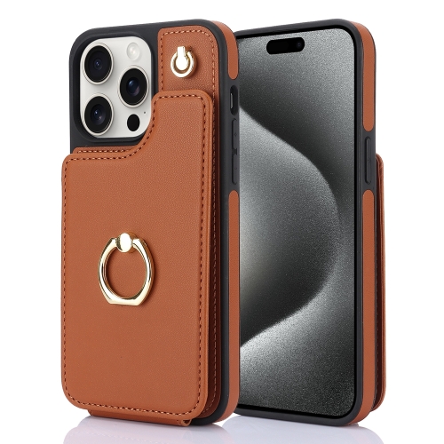 For iPhone 15 Pro YM005 Skin Feel Card Bag Phone Case with Long Lanyard(Brown)
For iPhone 15 Pro YM005 Skin Feel Card Bag Phone Case with Long Lanyard(Brown)