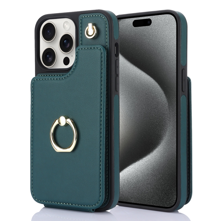 For iPhone 15 Pro YM005 Skin Feel Card Bag Phone Case with Long Lanyard(Green)
For iPhone 15 Pro YM005 Skin Feel Card Bag Phone Case with Long Lanyard(Green)