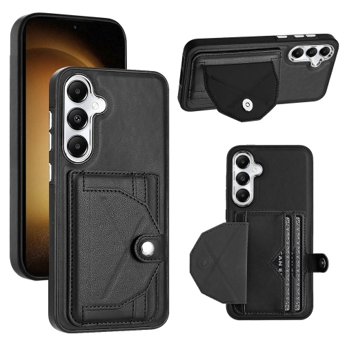 For Samsung Galaxy S24 5G Shockproof Leather Phone Case with Card Holder(Black)
For Samsung Galaxy S24 5G Shockproof Leather Phone Case with Card Holder(Black)