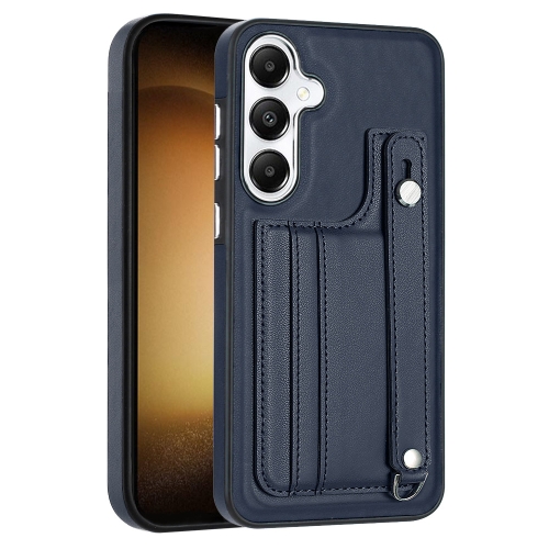 For Samsung Galaxy S24+ 5G Shockproof Leather Phone Case with Wrist Strap(Blue)
For Samsung Galaxy S24+ 5G Shockproof Leather Phone Case with Wrist Strap(Blue)