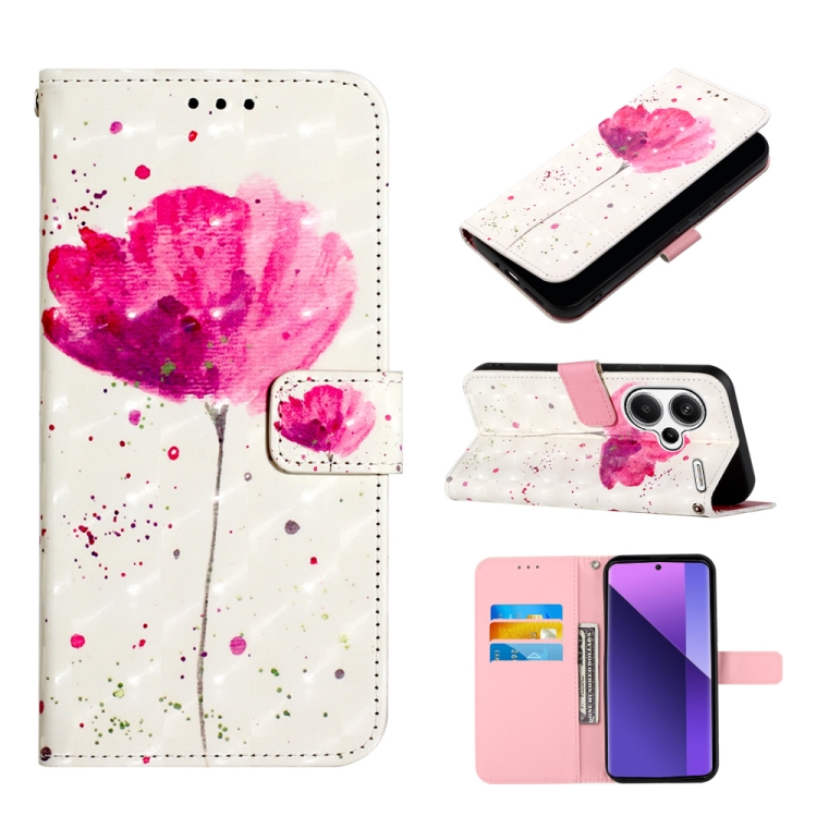 For Xiaomi Redmi Note 13 Pro+ 5G 3D Painting Horizontal Flip Leather Phone Case(Flower)
For Xiaomi Redmi Note 13 Pro+ 5G 3D Painting Horizontal Flip Leather Phone Case(Flower)