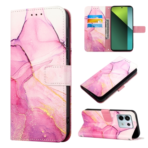 For Xiaomi Redmi Note 13 Pro 5G Global PT003 Marble Pattern Flip Leather Phone Case(Pink Purple Gold)
For Xiaomi Redmi Note 13 Pro 5G Global PT003 Marble Pattern Flip Leather Phone Case(Pink Purple Gold)