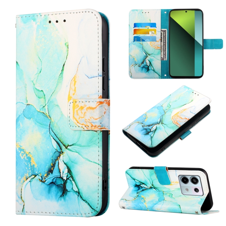 For Xiaomi Redmi Note 13 Pro 5G Global PT003 Marble Pattern Flip Leather Phone Case(Green)
For Xiaomi Redmi Note 13 Pro 5G Global PT003 Marble Pattern Flip Leather Phone Case(Green)