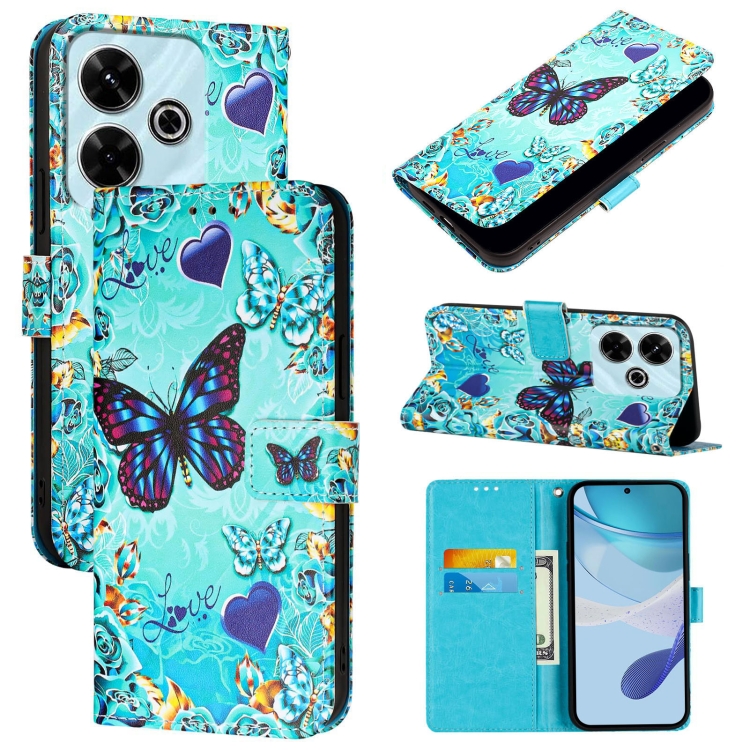 For Xiaomi Redmi 13 4G Colored Drawing Pattern Plain Weave Leather Phone Case(Caring Butterfly)
For Xiaomi Redmi 13 4G Colored Drawing Pattern Plain Weave Leather Phone Case(Caring Butterfly)