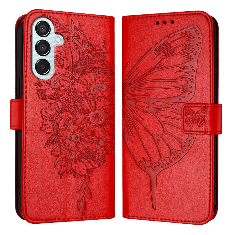 For Samsung Galaxy M15 / F15 5G Global Embossed Butterfly Leather Phone Case(Red)
For Samsung Galaxy M15 / F15 5G Global Embossed Butterfly Leather Phone Case(Red)