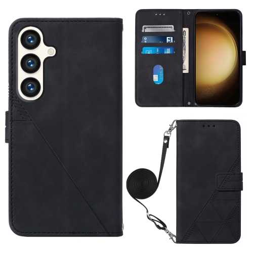 For Samsung Galaxy S24 5G Crossbody 3D Embossed Flip Leather Phone Case(Black)
For Samsung Galaxy S24 5G Crossbody 3D Embossed Flip Leather Phone Case(Black)