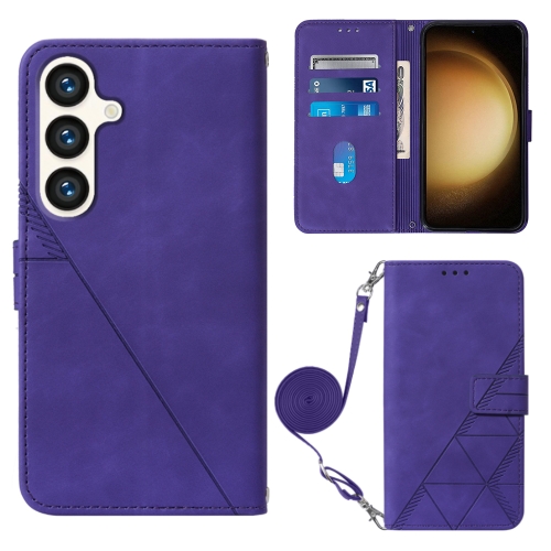 For Samsung Galaxy S24 5G Crossbody 3D Embossed Flip Leather Phone Case(Purple)
For Samsung Galaxy S24 5G Crossbody 3D Embossed Flip Leather Phone Case(Purple)