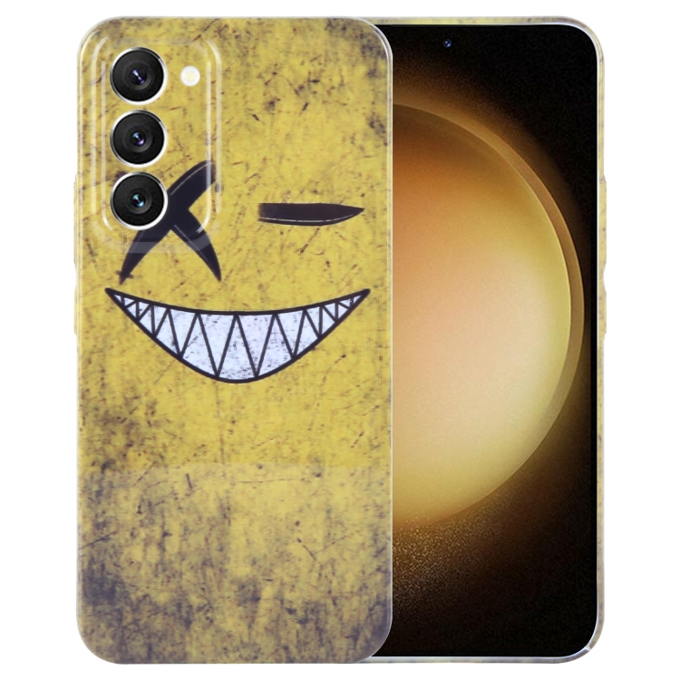 For Samsung Galaxy S23+ 5G Painted Pattern Precise Hole PC Phone Case(Yellow Background Smiling)
For Samsung Galaxy S23+ 5G Painted Pattern Precise Hole PC Phone Case(Yellow Background Smiling)