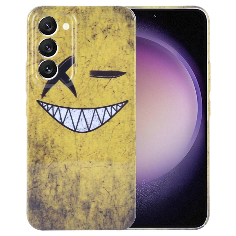 For Samsung Galaxy S23 5G Painted Pattern Precise Hole PC Phone Case(Yellow Background Smiling)
For Samsung Galaxy S23 5G Painted Pattern Precise Hole PC Phone Case(Yellow Background Smiling)