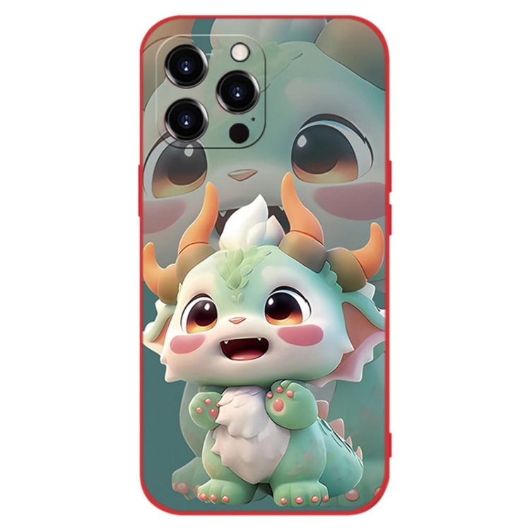 For iPhone 15 Pro Max New Year Red Silicone Shockproof Phone Case(Green Dragon)
For iPhone 15 Pro Max New Year Red Silicone Shockproof Phone Case(Green Dragon)