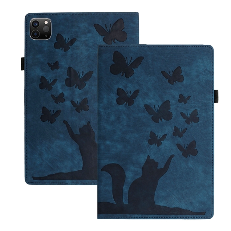 For iPad Pro 12.9 2022 / 2021 / 2020 Butterfly Cat Embossing Leather Tablet Case(Dark Blue)
For iPad Pro 12.9 2022 / 2021 / 2020 Butterfly Cat Embossing Leather Tablet Case(Dark Blue)