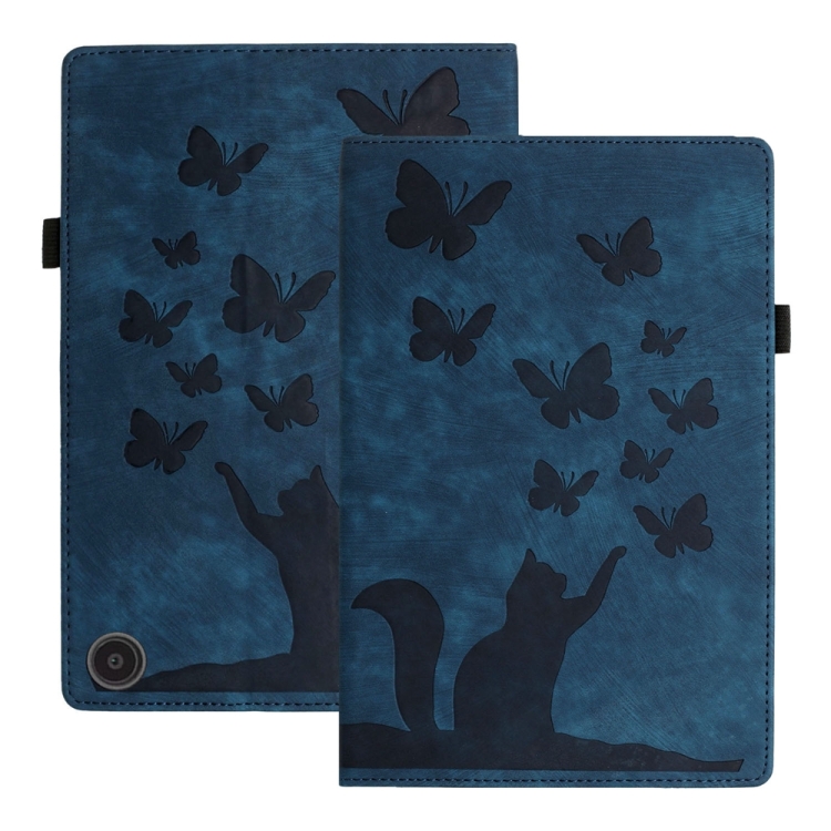 For Amazon Fire HD 10 2023 Butterfly Cat Embossing Leather Tablet Case(Dark Blue)
For Amazon Fire HD 10 2023 Butterfly Cat Embossing Leather Tablet Case(Dark Blue)