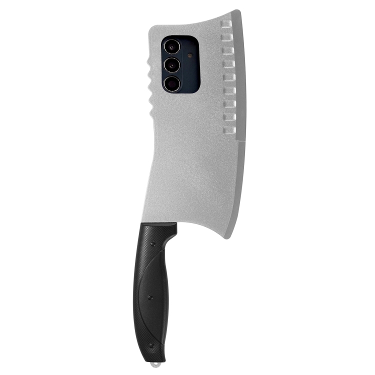 For Samsung Galaxy S24+ 5G Simulated Kitchen Knife TPU + PC Phone Case(Silver)
For Samsung Galaxy S24+ 5G Simulated Kitchen Knife TPU + PC Phone Case(Silver)