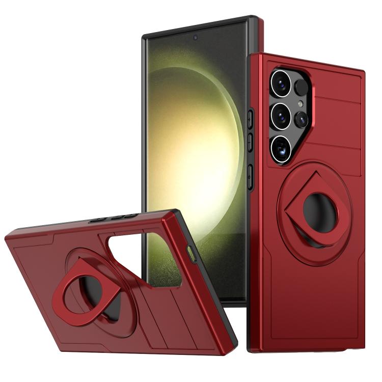 For Samsung Galaxy S25 Ultra 5G Armor MagSafe Ring Holder Phone Case(Red)
For Samsung Galaxy S25 Ultra 5G Armor MagSafe Ring Holder Phone Case(Red)