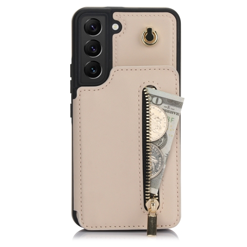 For Samsung Galaxy S22+ 5G YM006 Skin Feel Zipper Card Bag Phone Case with Dual Lanyard(Apricot)
For Samsung Galaxy S22+ 5G YM006 Skin Feel Zipper Card Bag Phone Case with Dual Lanyard(Apricot)