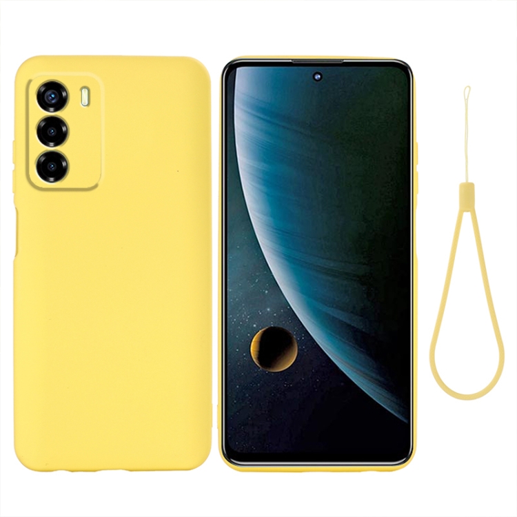 For ZTE Blade V40 Smart Pure Color Liquid Silicone Shockproof Phone Case(Yellow)
For ZTE Blade V40 Smart Pure Color Liquid Silicone Shockproof Phone Case(Yellow)