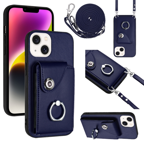 For iPhone 14 Organ Card Bag Ring Holder Phone Case with Long Lanyard(Blue)
For iPhone 14 Organ Card Bag Ring Holder Phone Case with Long Lanyard(Blue)