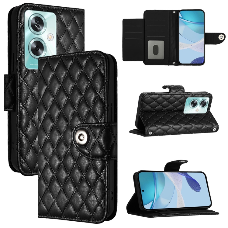For OnePlus Nord N30 SE Rhombic Texture Flip Leather Phone Case with Lanyard(Black)
For OnePlus Nord N30 SE Rhombic Texture Flip Leather Phone Case with Lanyard(Black)
