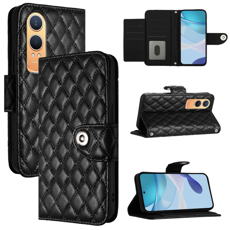 For OnePlus Nord CE4 Lite Rhombic Texture Flip Leather Phone Case with Lanyard(Black)
For OnePlus Nord CE4 Lite Rhombic Texture Flip Leather Phone Case with Lanyard(Black)
