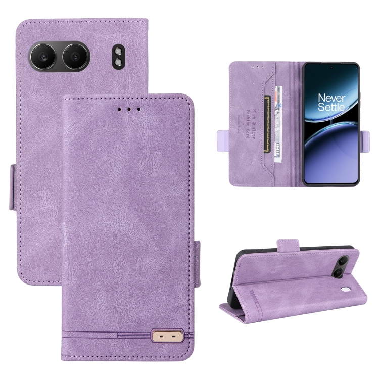 For OnePlus Nord 4 Magnetic Clasp Leather Phone Case(Purple)
For OnePlus Nord 4 Magnetic Clasp Leather Phone Case(Purple)
