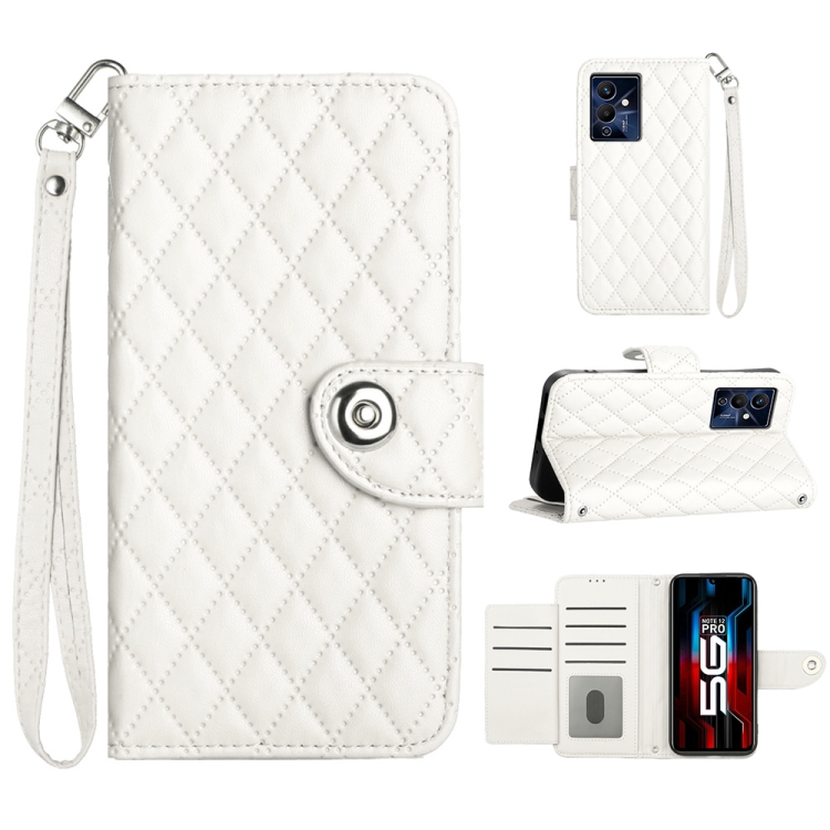 For Xiaomi Redmi Note 12 Pro 5G Rhombic Texture Flip Leather Phone Case with Lanyard(White)
For Xiaomi Redmi Note 12 Pro 5G Rhombic Texture Flip Leather Phone Case with Lanyard(White)