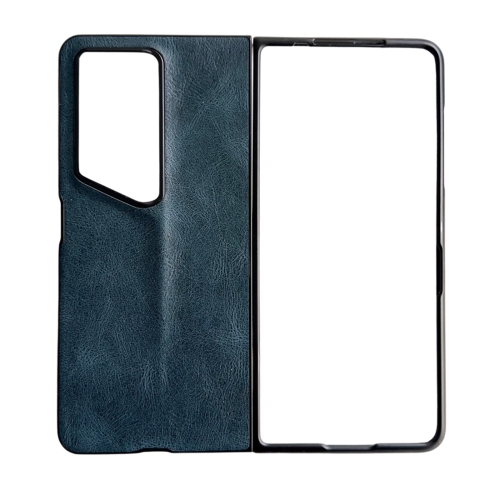 

For Honor Magic V2 RSR Porsche Design Crazy Horse Pattern Folding Leather Phone Case(Blue)