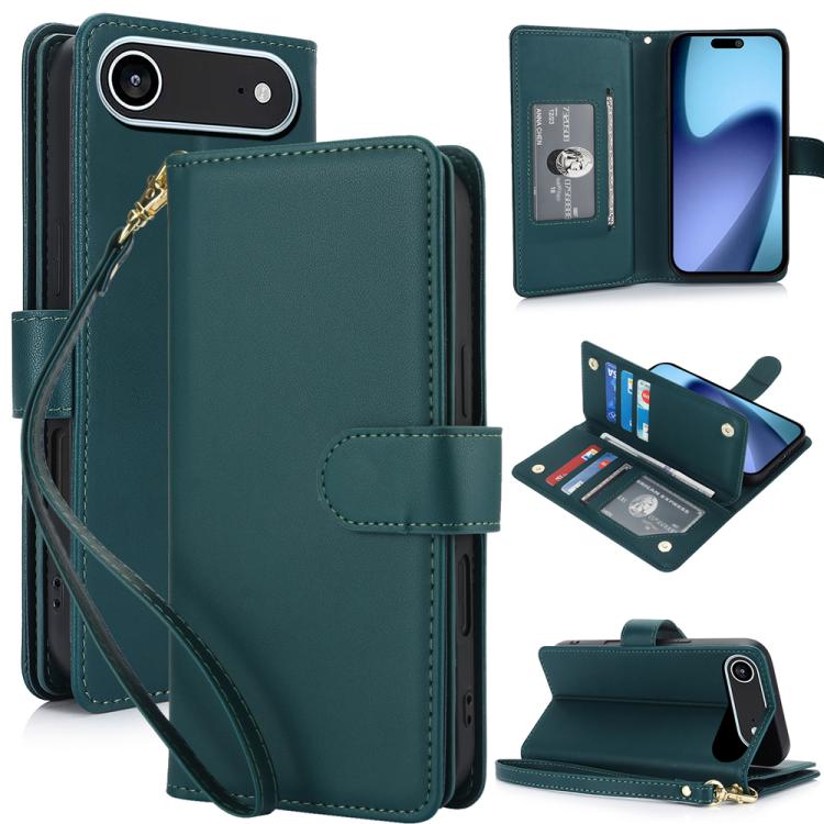 For iPhone Air Multi-Card Wallet RFID Leather Phone Case(Green)
For iPhone Air Multi-Card Wallet RFID Leather Phone Case(Green)
