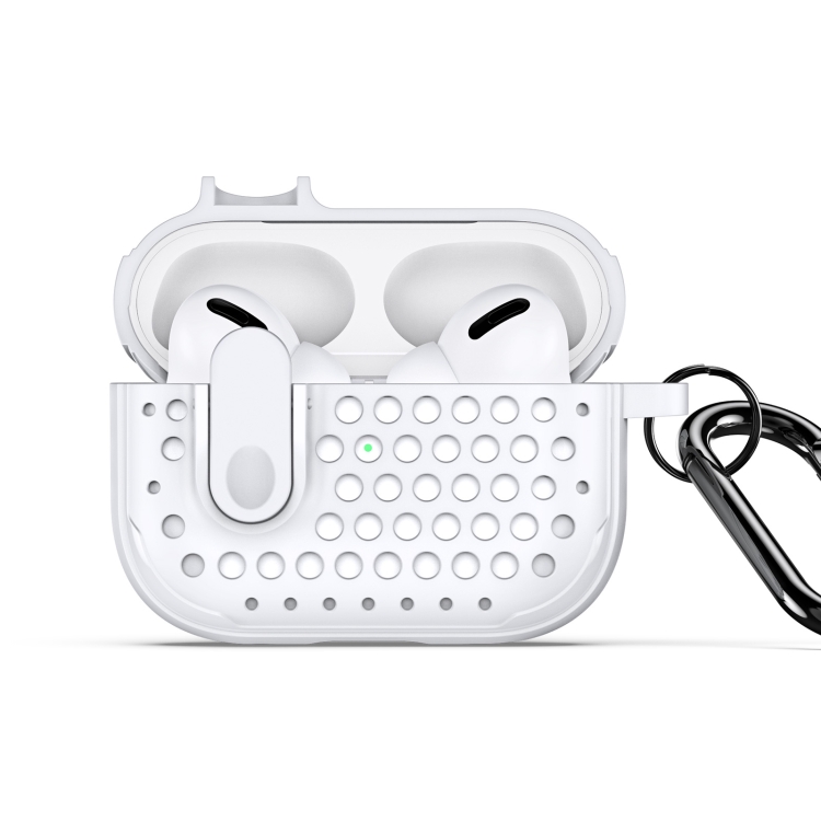 For AirPods Pro DUX DUCIS PECM Series Split Peak Hollow Earphone Case with Hook(White)
For AirPods Pro DUX DUCIS PECM Series Split Peak Hollow Earphone Case with Hook(White)