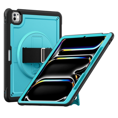 For iPad Pro 13 2024 Honeycomb Hand Grip Turntable Stand Tablet Case(Light Blue)
For iPad Pro 13 2024 Honeycomb Hand Grip Turntable Stand Tablet Case(Light Blue)