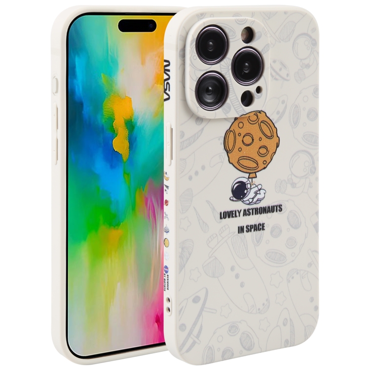 For iPhone 16 Pro Astronaut Pattern Silicone Straight Edge Phone Case(Lovely Astronaut-White)
For iPhone 16 Pro Astronaut Pattern Silicone Straight Edge Phone Case(Lovely Astronaut-White)