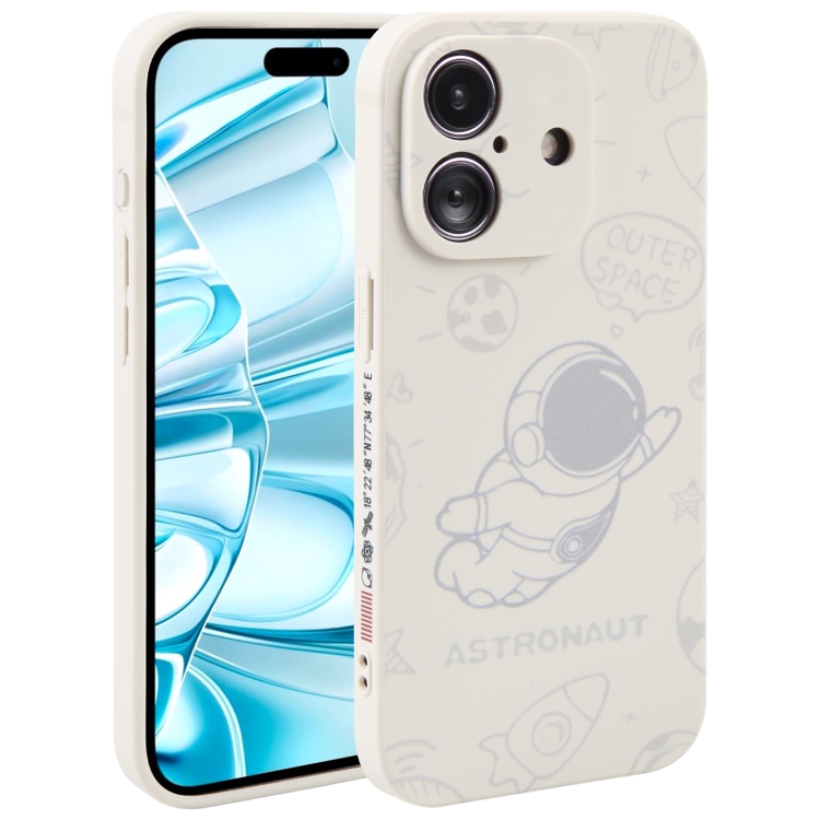 For iPhone 16 Plus Astronaut Pattern Silicone Straight Edge Phone Case(Flying Astronaut-White)
For iPhone 16 Plus Astronaut Pattern Silicone Straight Edge Phone Case(Flying Astronaut-White)
