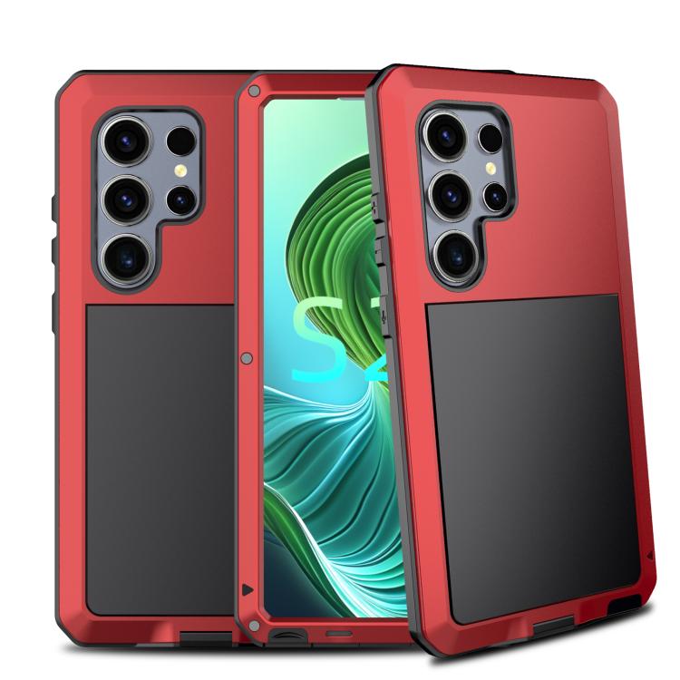 For Samsung Galaxy S25 Ultra 5G Shockproof Life Waterproof Silicone + Zinc Alloy Phone Case(Red)
For Samsung Galaxy S25 Ultra 5G Shockproof Life Waterproof Silicone + Zinc Alloy Phone Case(Red)