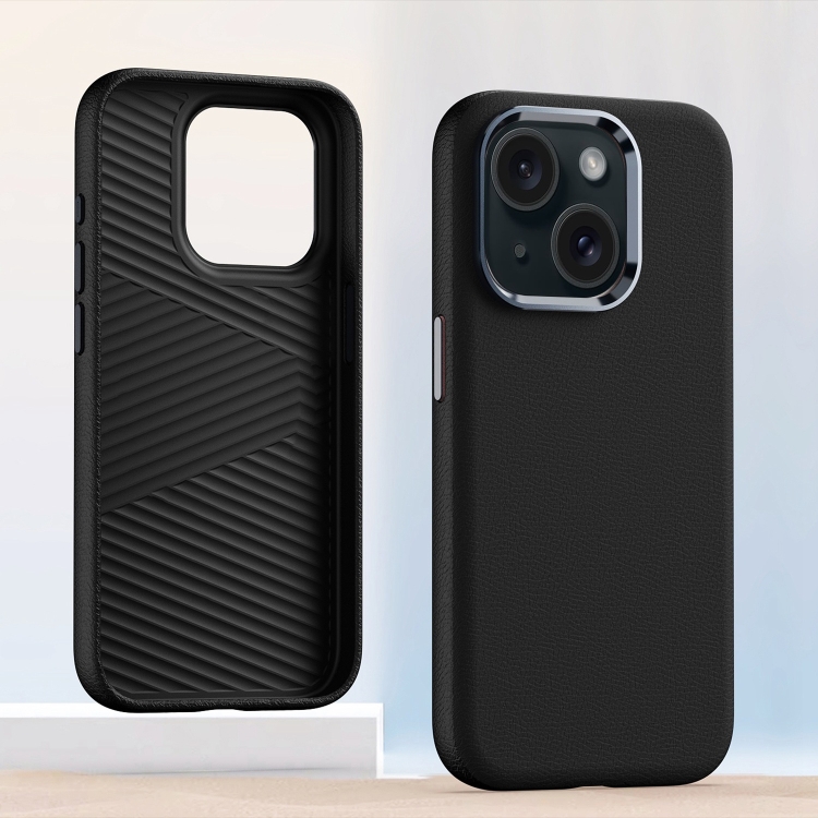 For iPhone 14 Plus Metal Lens Frame Leather Full Coverage Shockproof Phone Case(Black)
For iPhone 14 Plus Metal Lens Frame Leather Full Coverage Shockproof Phone Case(Black)