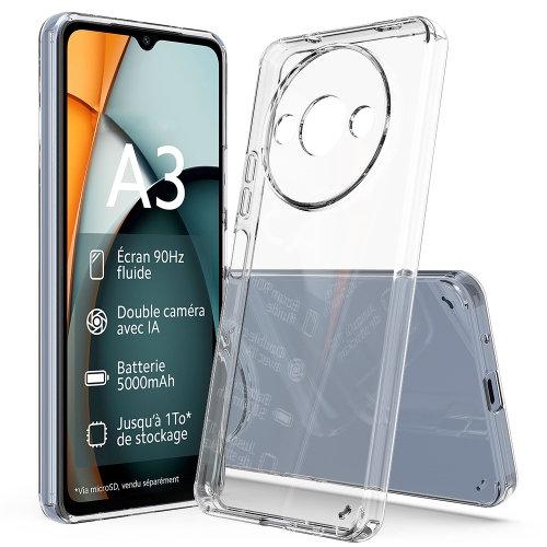 

For Xiaomi Redmi A3 / Poco C61 Scratchproof Acrylic TPU Phone Case(Transparent)