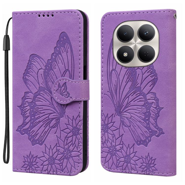 For Redmi Note 15 Pro+ 5G Global 163.3mm Retro Skin Feel Butterflies Embossing Horizontal Flip Leather Phone Case(Purple)
For Redmi Note 15 Pro+ 5G Global 163.3mm Retro Skin Feel Butterflies Embossing Horizontal Flip Leather Phone Case(Purple)