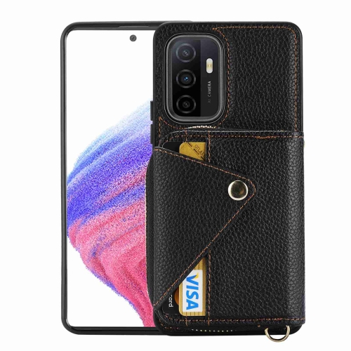 

For Samsung Galaxy S23 5G Crossbody Zipper Card Bag RFID Anti-theft Phone Case(Black)