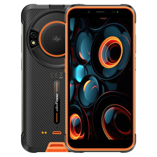 

[HK Warehouse] Ulefone Power Armor 16S Rugged Phone, 8GB+128GB, 9600mAh Battery, Side Fingerprint, 5.93 inch Android 13 Unisoc T616 Octa Core up to 2.0GHz, Network: 4G, NFC, OTG(Orange)