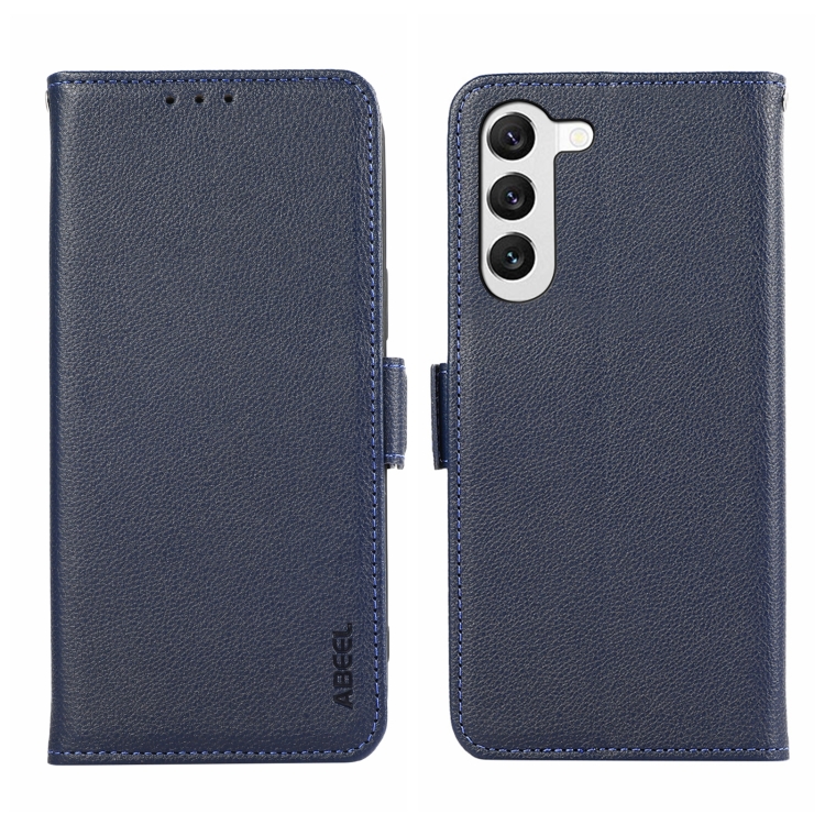 For Samsung Galaxy S23 5G ABEEL Side-Magnetic Litchi Pattern Leather RFID Phone Case(Blue)
For Samsung Galaxy S23 5G ABEEL Side-Magnetic Litchi Pattern Leather RFID Phone Case(Blue)