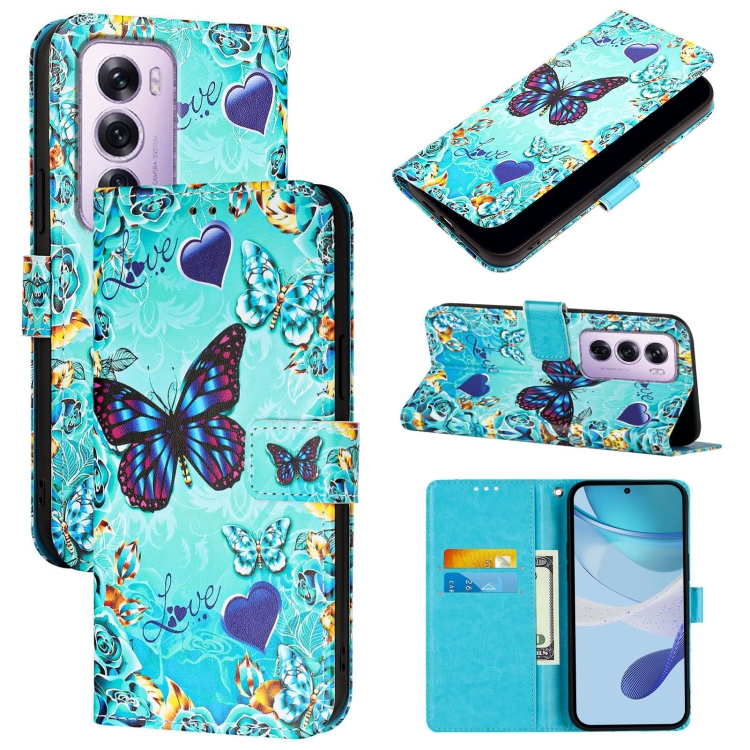 For OPPO Reno12 Pro Global Colored Drawing Pattern Plain Weave Leather Phone Case(Caring Butterfly)
For OPPO Reno12 Pro Global Colored Drawing Pattern Plain Weave Leather Phone Case(Caring Butterfly)
